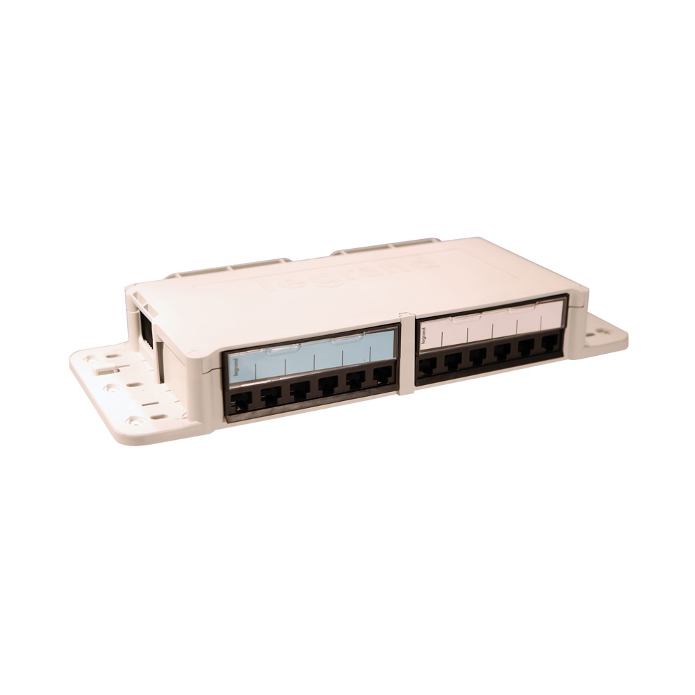 Scatola di zona BTNET BTIC9012SZN policarbonato IP21 IK07 per reti dati e fibra ottica sotto pavimento e controsoffitto grigio RAL 7035
