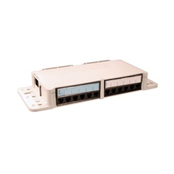 Scatola di zona BTNET BTIC9012SZN policarbonato IP21 IK07 per reti dati e fibra ottica sotto pavimento e controsoffitto grigio RAL 7035
