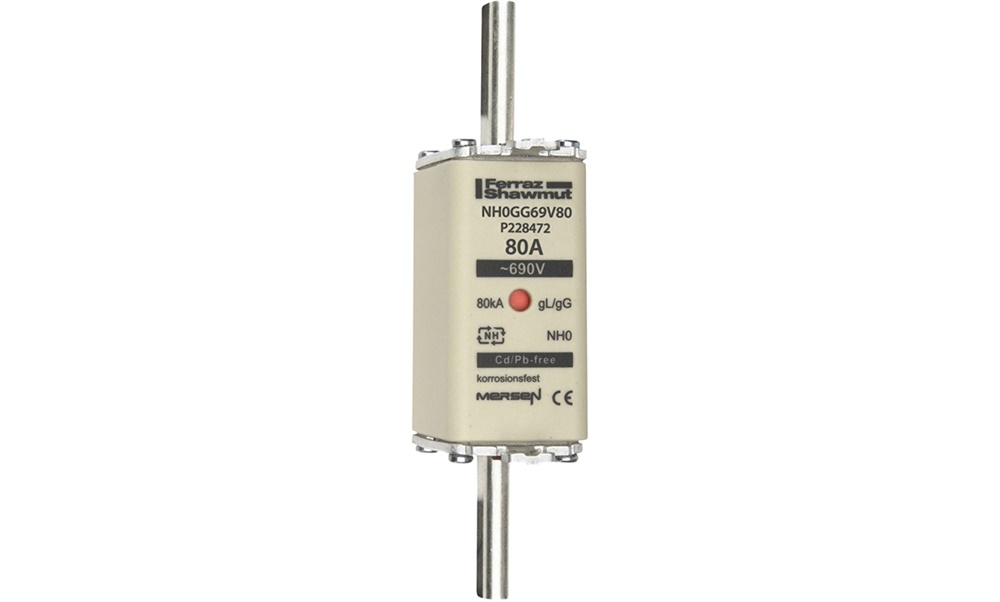 FUS. NH BT TAGLIA 0 - 690VAC GG 80A