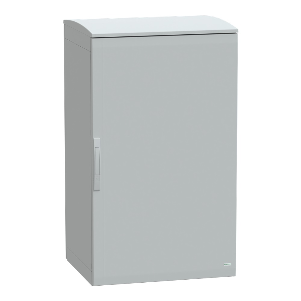 Armadio in poliestere, Thalassa PLA, porta piena, tetto ventilato, 1250x750x620mm, IP44, IK10