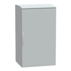 Armadio in poliestere, Thalassa PLA, porta piena, tetto ventilato, 1250x750x620mm, IP44, IK10