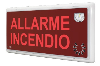 SIRENA EN54-3 E LAMPEG.EN54-23 CON