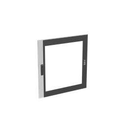 Porta vetro trasparente 800x800 mm IP55 sistema elettrico protezione quadro