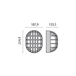 EKO+19/G LED E.S. 10W 3000K ANTR