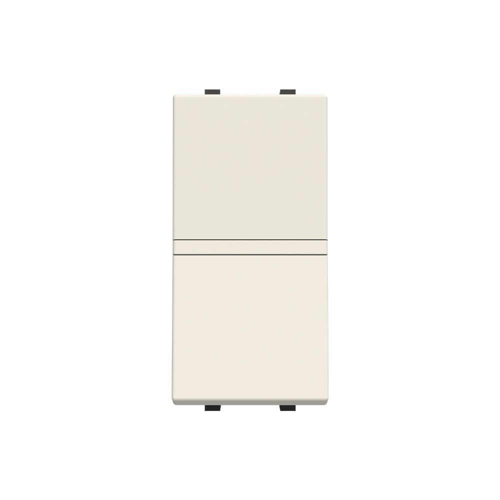 Deviatore a vite bianco con LED modulare 16AX 110-250V per impianti residenziali e commerciali