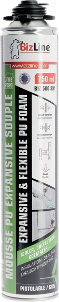 Schiuma PU espansa RE2020 750 ml isolamento termico acustico spruzzabile edilizia