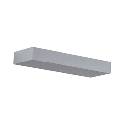 Applique monoemissione LED 15W 3000K IP65 esterno struttura alluminio grigio