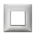 PLACCA 2M BS TECNOPOLIMERO SILVER