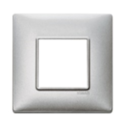 PLACCA 2M BS TECNOPOLIMERO SILVER