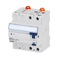 Interruttore differenziale puro 2 poli 25A immunizzato 0,3A 4 moduli Serie 90 RCD protezione guasto terra