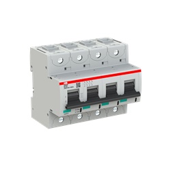 Interruttore magnetotermico S804P-B125 125A 50kA 4 poli protezione circuiti elettrici residenziali industriali