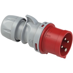 Spina mobile dritta 16A 3P+T 380/415V IP44 collegamento senza viti installazione rapida