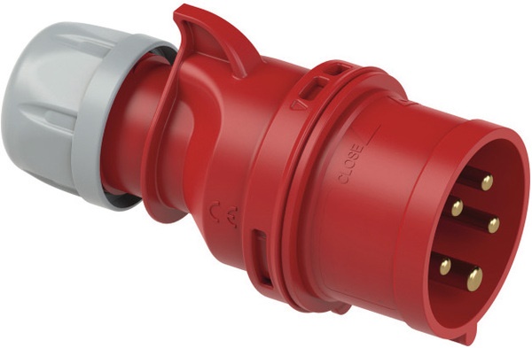 Spina mobile dritta 32A 3P+N+T IP44 380/415V installazioni interne ed esterne