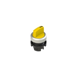 Selettore luminoso leva corta 3 posizioni giallo IP67 IP69K uso industriale