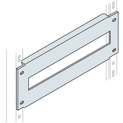 Pannello modulare 4HE materiale resistente per quadri e armadi automazione impianti elettrici industriali