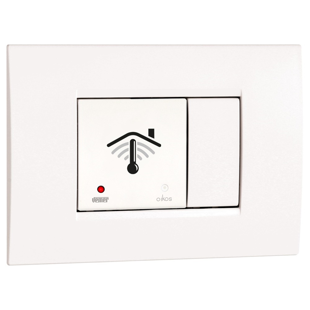Cronotermostato WiFi incasso 2 moduli programmazione settimanale controllo riscaldamento condizionamento