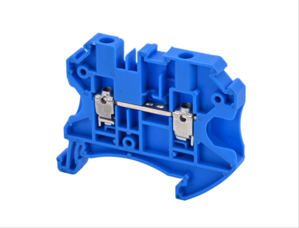Morsetti componibili a vite per guida DIN, sezione 4mm², per impianti elettrici civili e industriali