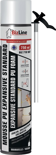 Schiuma PU espansiva standard 750 ml isolamento termico acustico installazione rapida