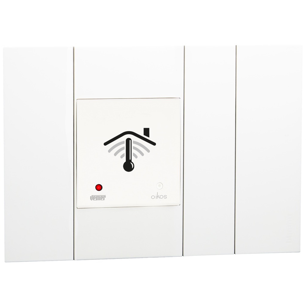 Cronotermostato Wi-Fi incasso 2m bianco controllo riscaldamento condizionamento BTICINO Living Now