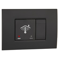 Cronotermostato WiFi incasso 2 moduli grigio controllo riscaldamento raffrescamento programmabile