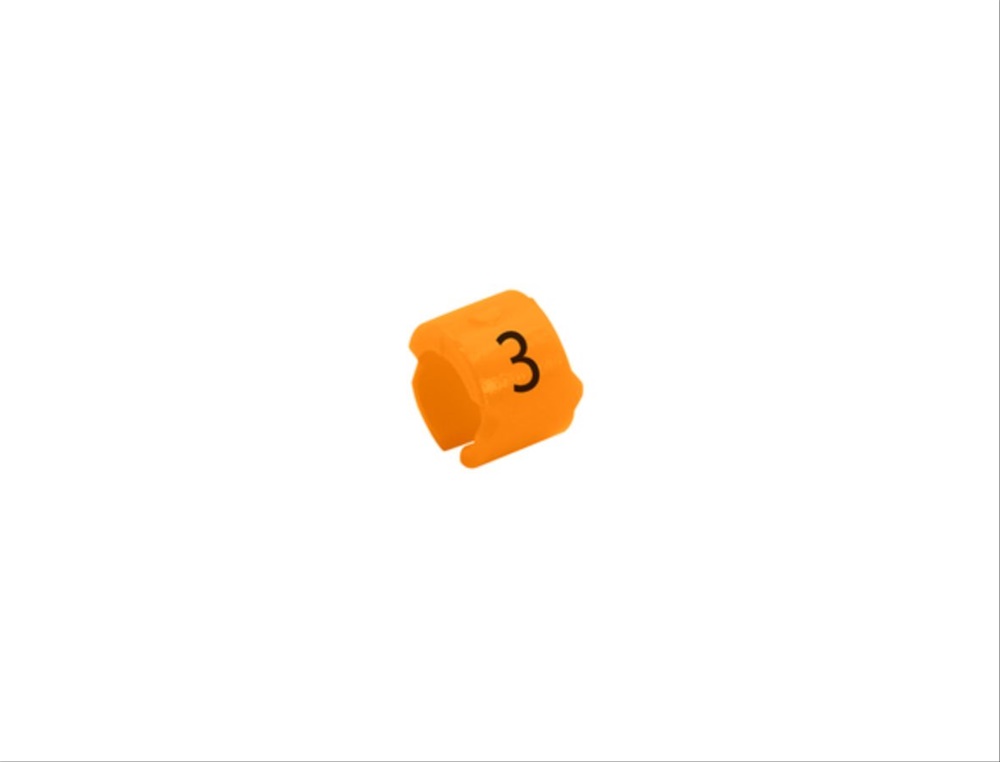 Segnalatore SEGN.SNAP SM-09 arancione plastica Ø3,25-4,5 mm uso industriale e commerciale
