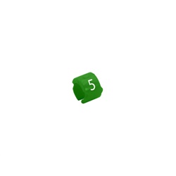 Segnalatore SM-09 Snap Ø3,25-4,5 mm Verde per identificazione elettrica resistente