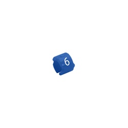 Segnalatore a scatto SM-09 plastica blu Ø3,25-4,5 mm per applicazioni elettriche