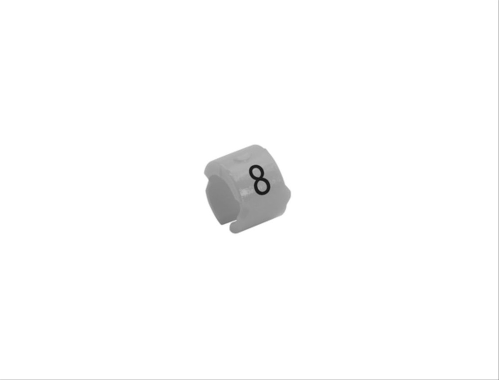 Segnalatore a scatto SM-09 grigio plastica Ø3,25-4,5 mm per impianti elettrici compatti