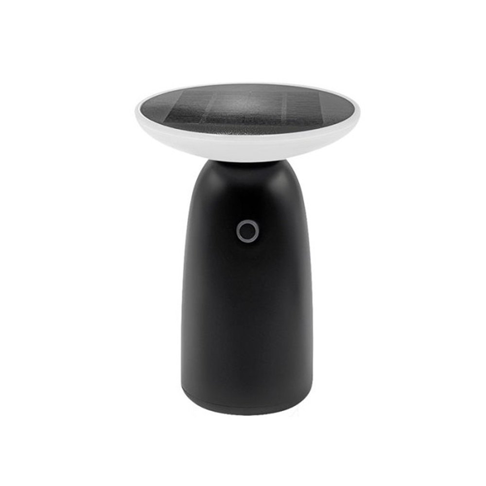 Lampada Mushroom 3000K IP54 nera esterno LED