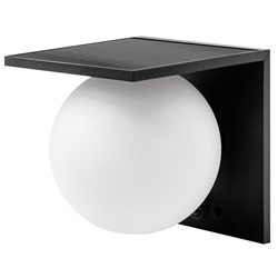 Applique LED solare E-Moon 3000K luce calda IP resistente per illuminazione esterna efficiente