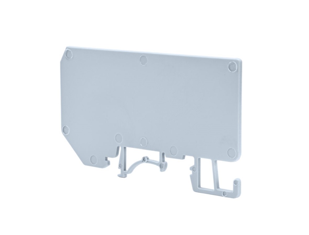 Piastrina terminale CEEC4F-R per morsetti TBS4F-R serraggio a vite applicazioni elettriche industriali
