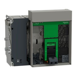 base interruttore, ComPacT NS1000H, 70 kA a 415 VAC, 1000 A, 4 P, estraibile, azionato manualmente, senza Sganciatore