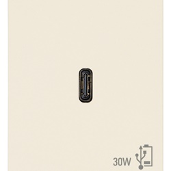 Alimentatore USB C 30W Power Delivery per notebook tablet smartphone design canapa 2 moduli
