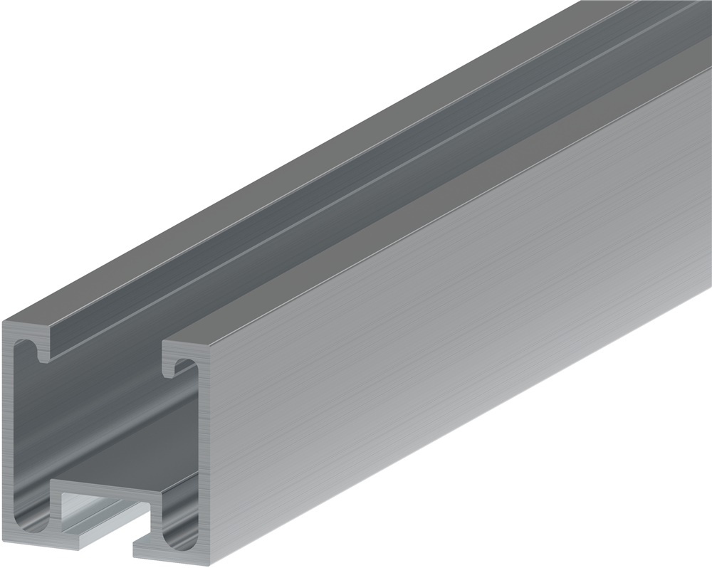 Profilo semplice alluminio 41x41 mm spessore 2,3 mm per applicazioni elettriche resistente e leggero
