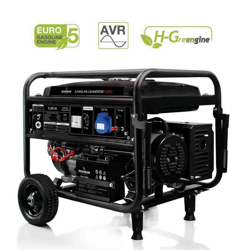 GASOLINE GENERATOR 9200VA ELECTRICAL/AUTOMATIC STARTING SYSTEM                            