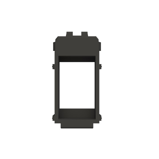 Insert per presa dati Keystone 1 modulo, compatibile serie 8100, installazione impianti elettrici residenziali e professionali