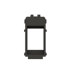 Insert per presa dati Keystone 1 modulo, compatibile serie 8100, installazione impianti elettrici residenziali e professionali