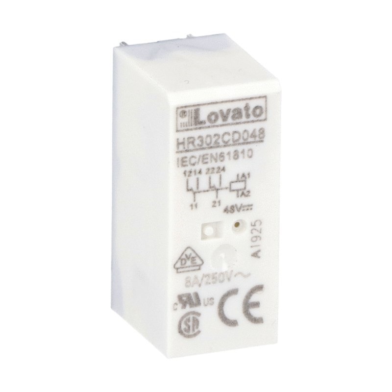 RELE  MINIATURIZZATO 2SC 8A, 12VDC