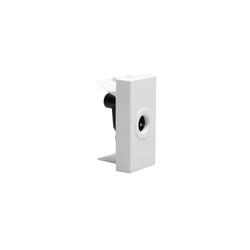 Falso polo MatixGO uscita cavo Ø 9,5 mm 1 modulo bianco per impianti elettrici