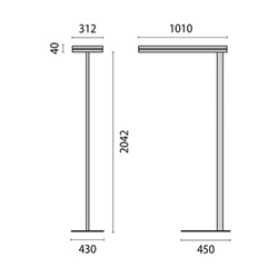 SL740XL LED 107 S/D 840 GR9006 TD M