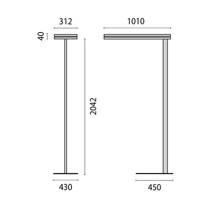 SL740XL LED 107 S/D 840 GR9006 SEIR