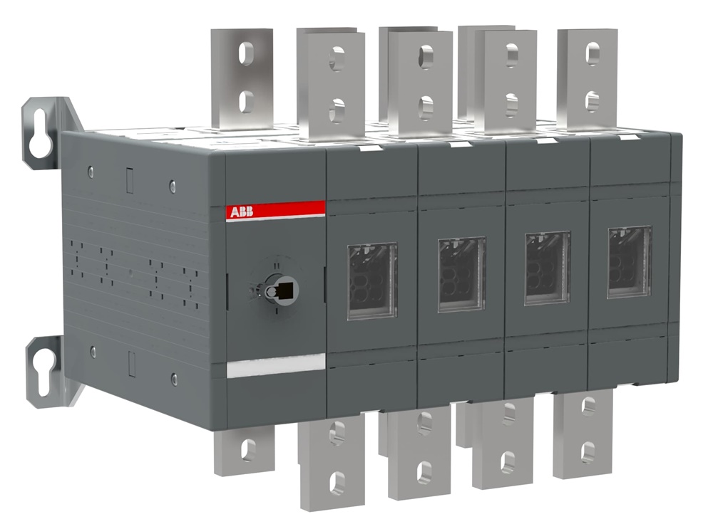 Sezionatore 8 poli commutazione I-0-I 1600A per impianti elettrici industriali e civili