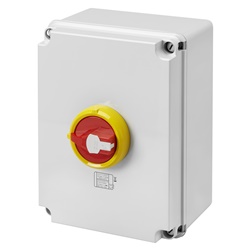 Interruttore sezionatore rotativo 100A 3P+N cassetta isolante emergenza IP66-IP69 serie 70 RT HP