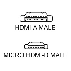 Cavo HDMI 2.0 30m 4K 60fps connettori HDMI-A e Micro HDMI-D per installazioni professionali e domestiche
