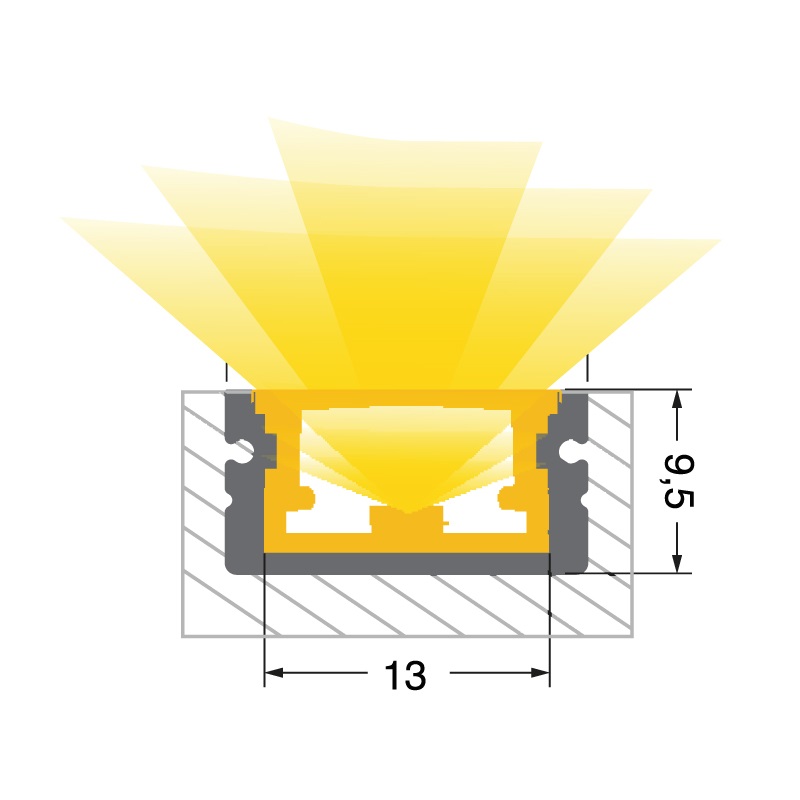 KIT2MT Profilo S10 IP66 protezione elettrica esterna accessori montaggio facile