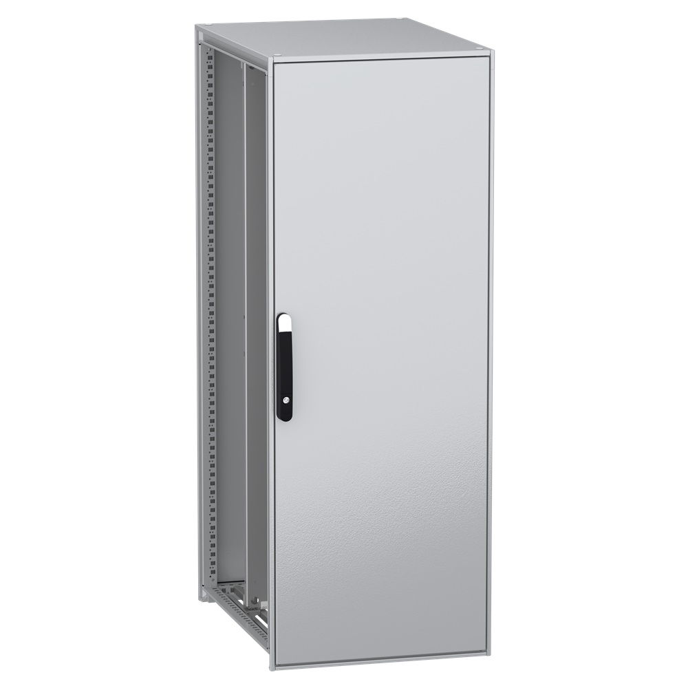 Armadio modulare a pavimento, PanelSeT SFN, acciaio decarbonizzato, piastra di montaggio, 1600x600x800mm, IP55