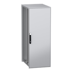 Armadio modulare a pavimento, PanelSeT SFN, acciaio decarbonizzato, piastra di montaggio, 1600x600x800mm, IP55