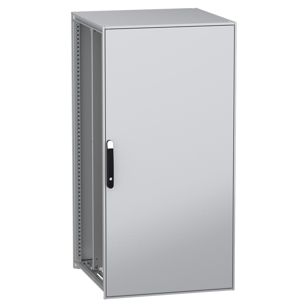 Armadio modulare a pavimento, PanelSeT SFN, acciaio decarbonizzato, piastra di montaggio, 1600x800x800mm, IP55