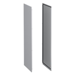 Pannelli laterali acciaio grigio RAL 7035 per armadio elettrico modulare 1600x800 mm set 2 pezzi