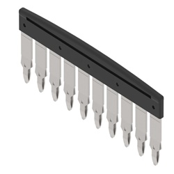 Morsetto push-in passo 8 mm 10 poli collegamento elettrico rapido industriale
